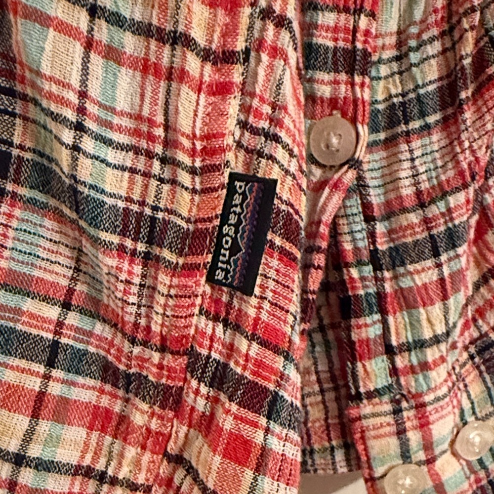 Patagonia Red and Blue Plaid Shirt - Picture 4 of 4